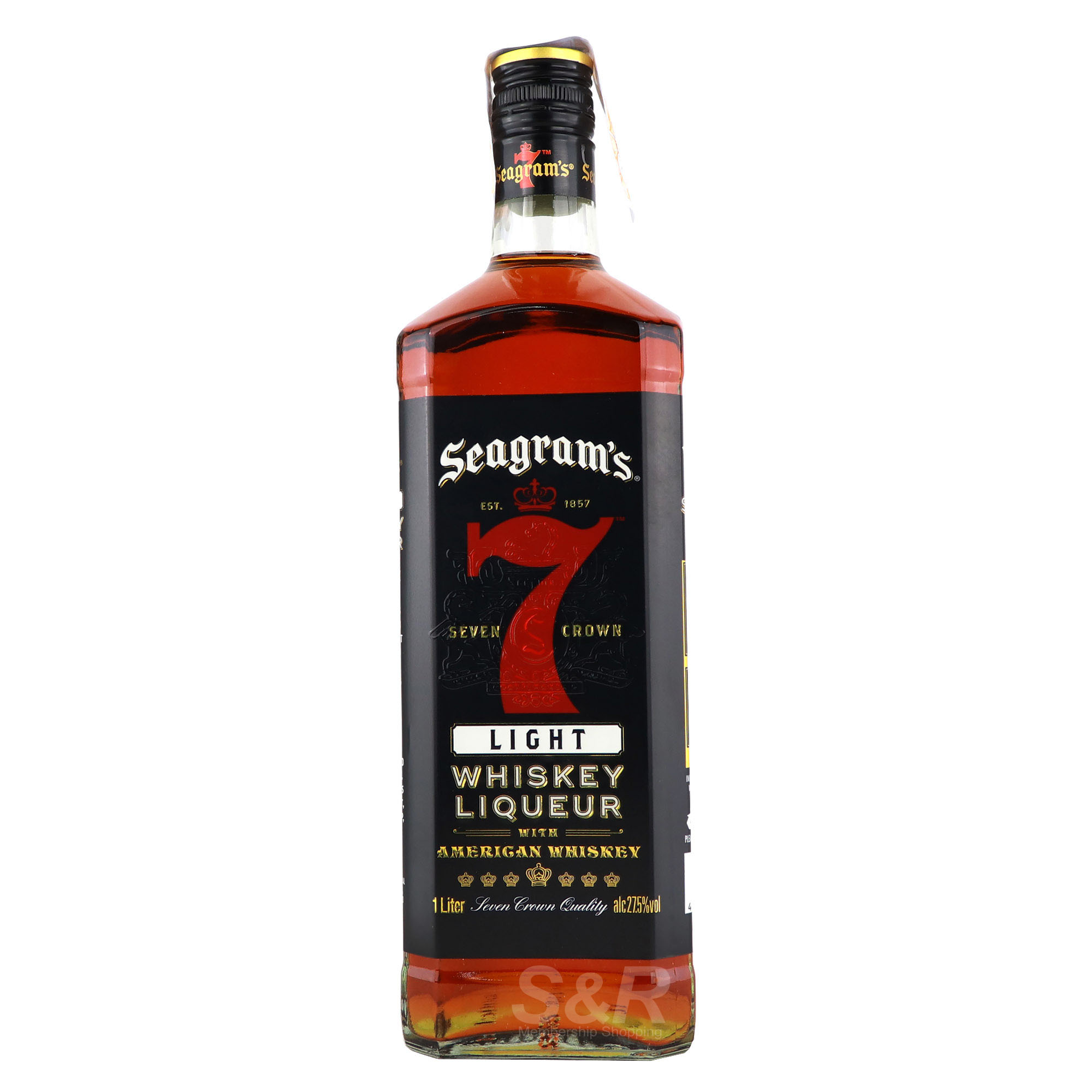 Seagram's 7 Crown Light Whiskey Liqueur 1L